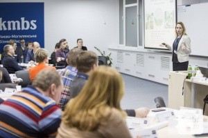 Відкрила панельну дискусію керівник програми Agri Food MBA Києво-Могилянської бізнес-школи Наталія Гордійчук