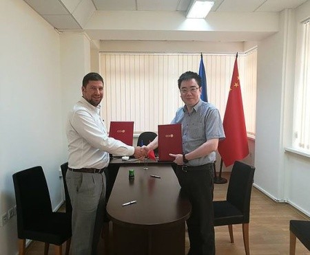 Володимир Печко та Чен Їцян, голова аграрного комітету Китайської Торгової Асоціації