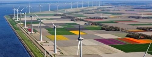 вітроелектростанції на голландських фермах